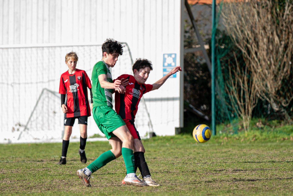 Lions players celebrating during the Chipstead match